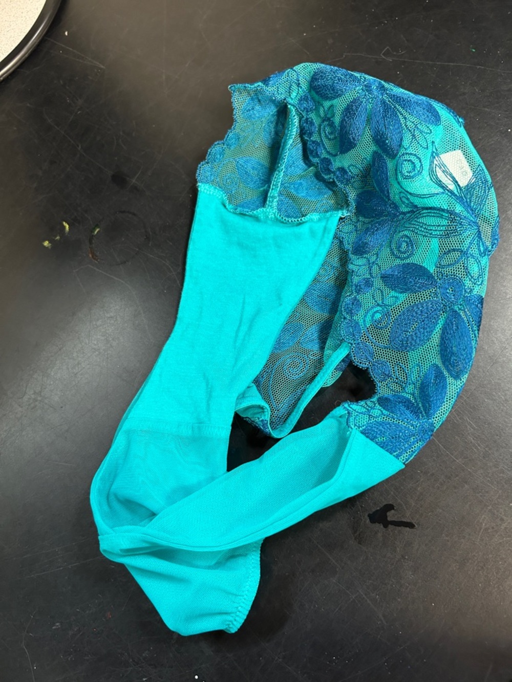 Victoria's Secret Teal Very Sexy plunge Bra & Matching Bikini (size large) - Picture 7 of 8